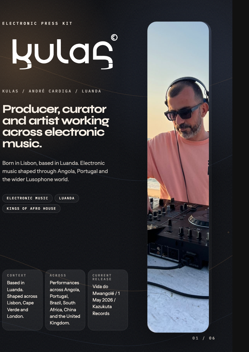 Pré-visualização de capa do EPK PDF em inglês.