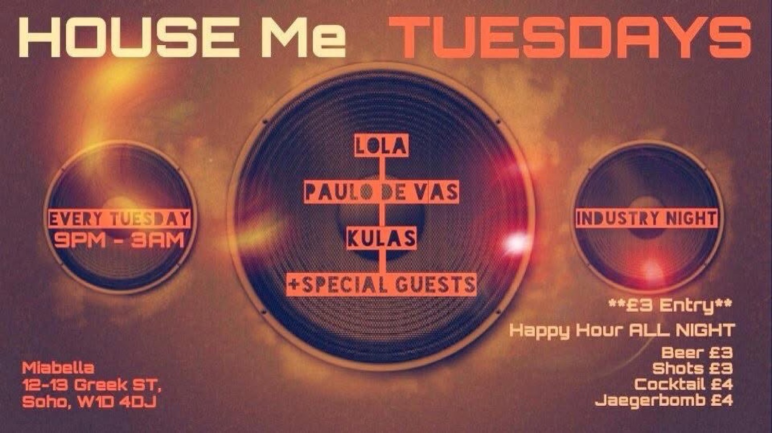 Cartaz do Miabella com KULAS.