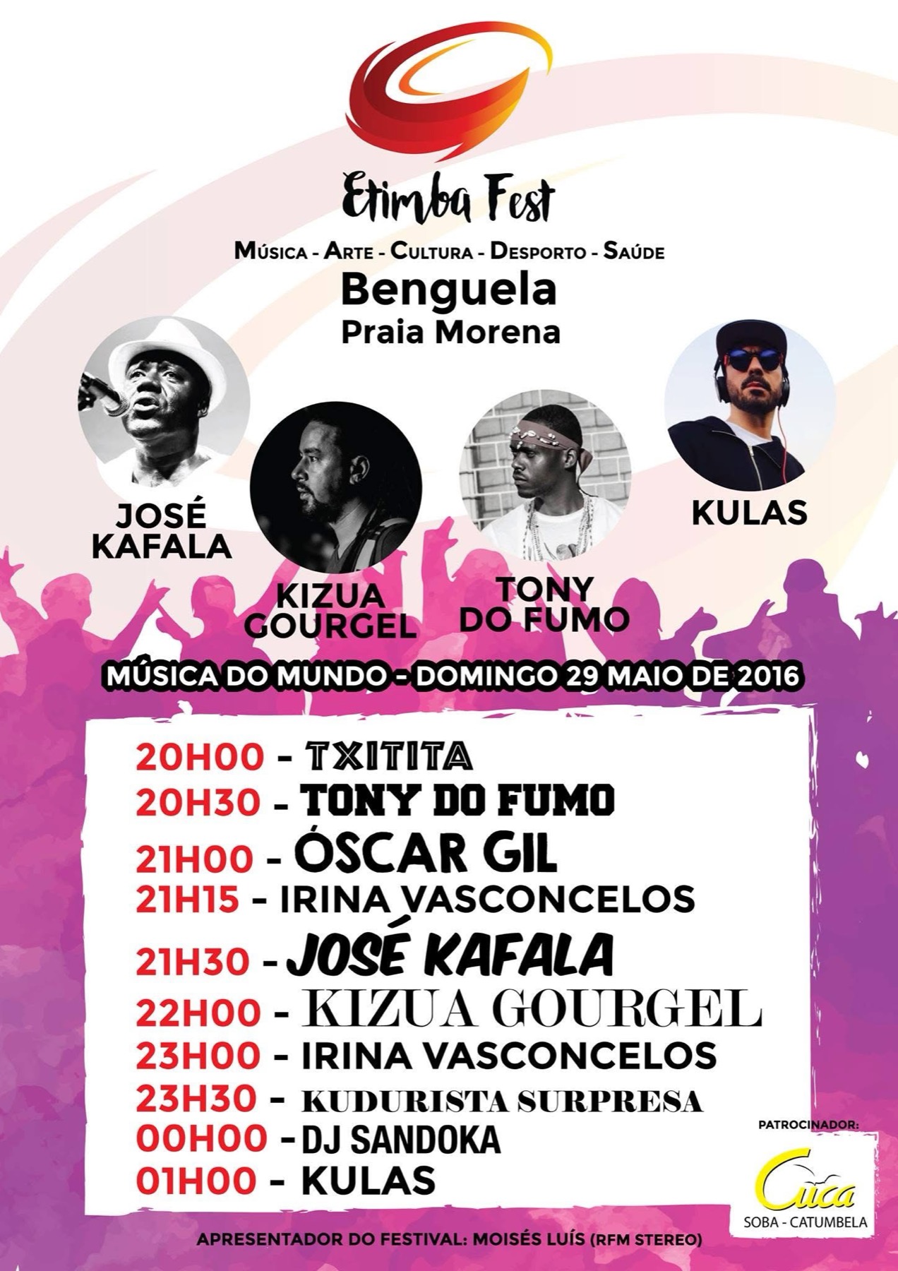 Cartaz do Etimba Fest com KULAS.
